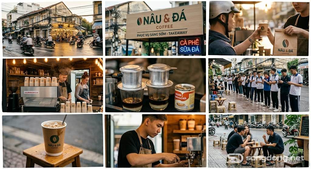 Mô hình cà phê ven đường kiếm bạc triệu