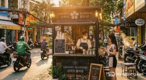Chỉ Một Xe Cà Phê Ven Đường… Nhưng Mỗi Sáng Có Thể Bán Hàng Trăm Ly